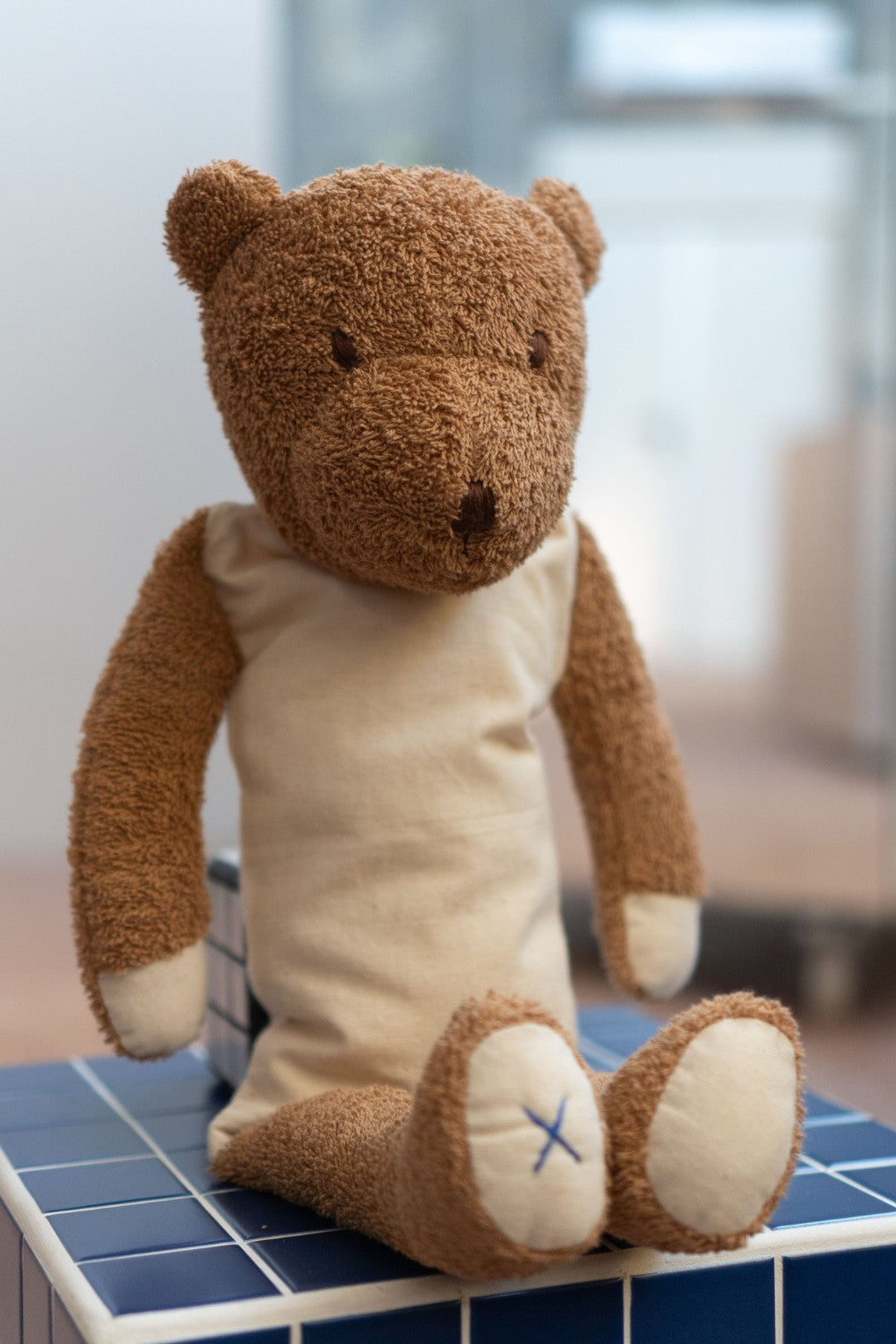 Heatable and Coolable Cuddly Brown Bear