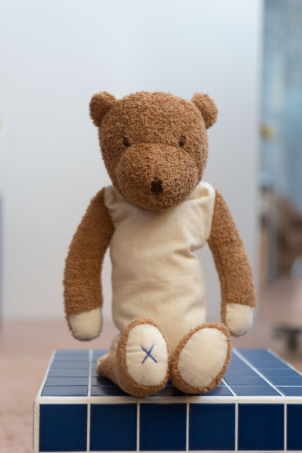 Heatable and Coolable Cuddly Brown Bear