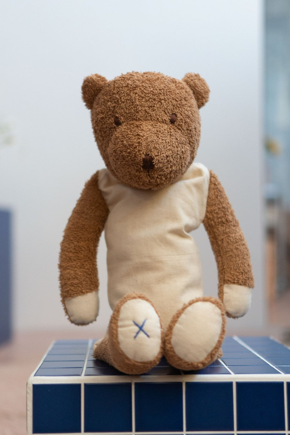 Heatable and Coolable Cuddly Brown Bear