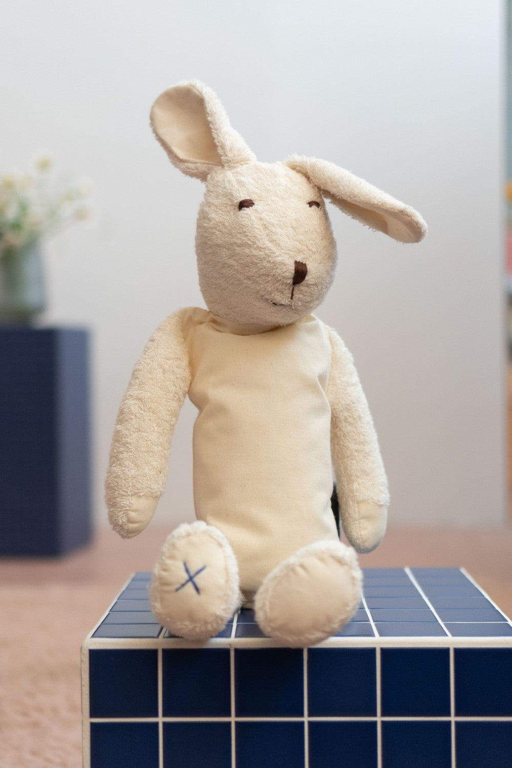 Cuddly white bunny