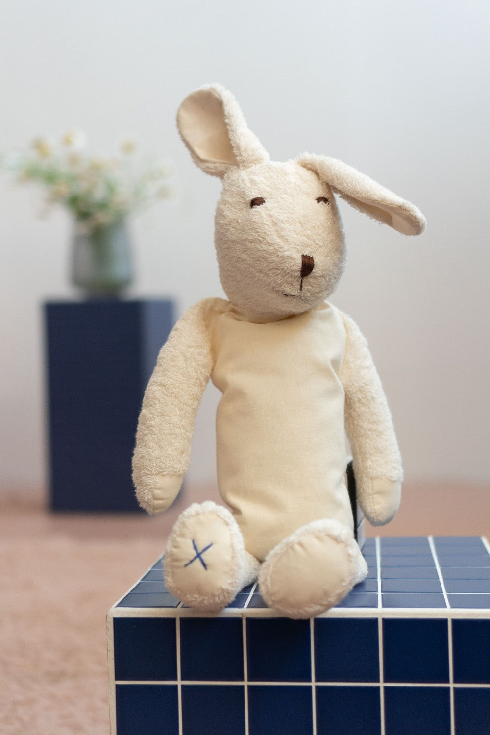 Cuddly white bunny